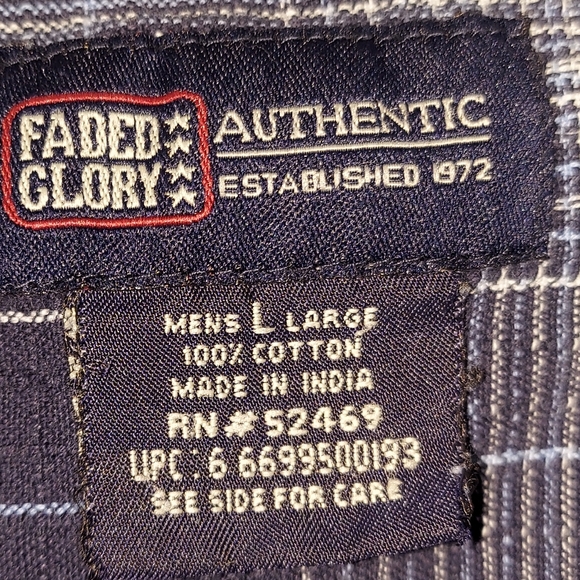 Men's faded glory button up - Picture 3 of 3